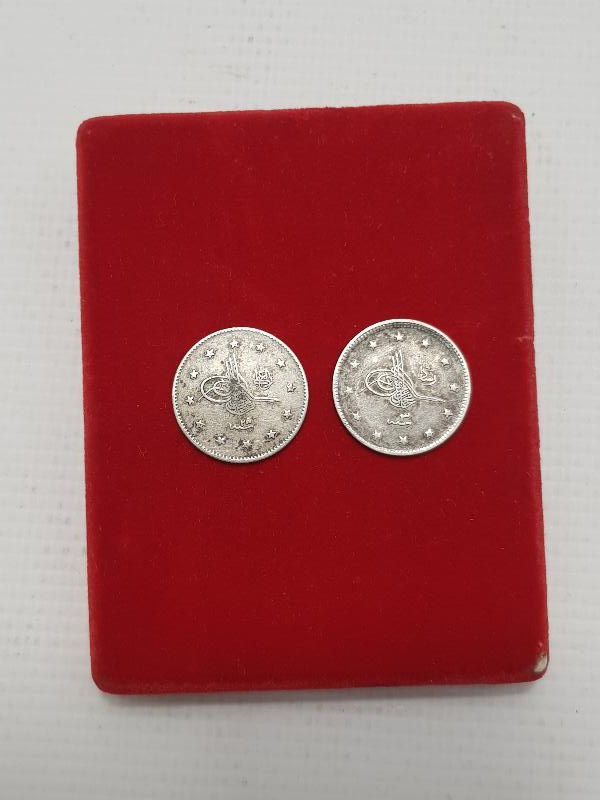 SULTAN ABDÜLHEMİD VE SULTAN MEHMET REŞAD DÖNEMİ GÜMÜŞ 2 KURUŞLAR