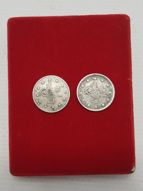 SULTAN ABDÜLHEMİD VE SULTAN MEHMET REŞAD DÖNEMİ GÜMÜŞ 2 KURUŞLAR