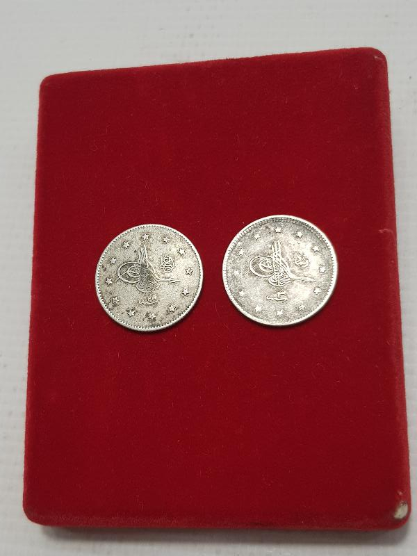 SULTAN ABDÜLHEMİD VE SULTAN MEHMET REŞAD DÖNEMİ GÜMÜŞ 2 KURUŞLAR