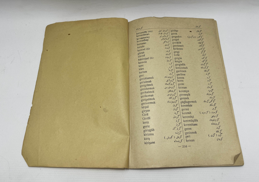 1928 YILI ÇOK NADİR İMLA LUGATI 