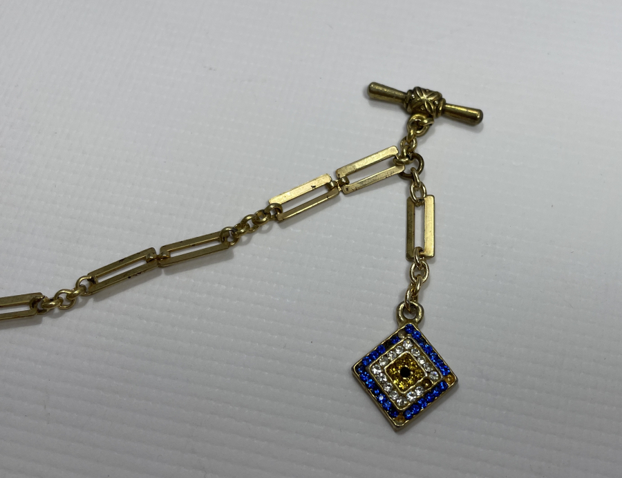 ALTIN KAPLAMA ANTİKA CEP SAATİ KÖSTEĞİ