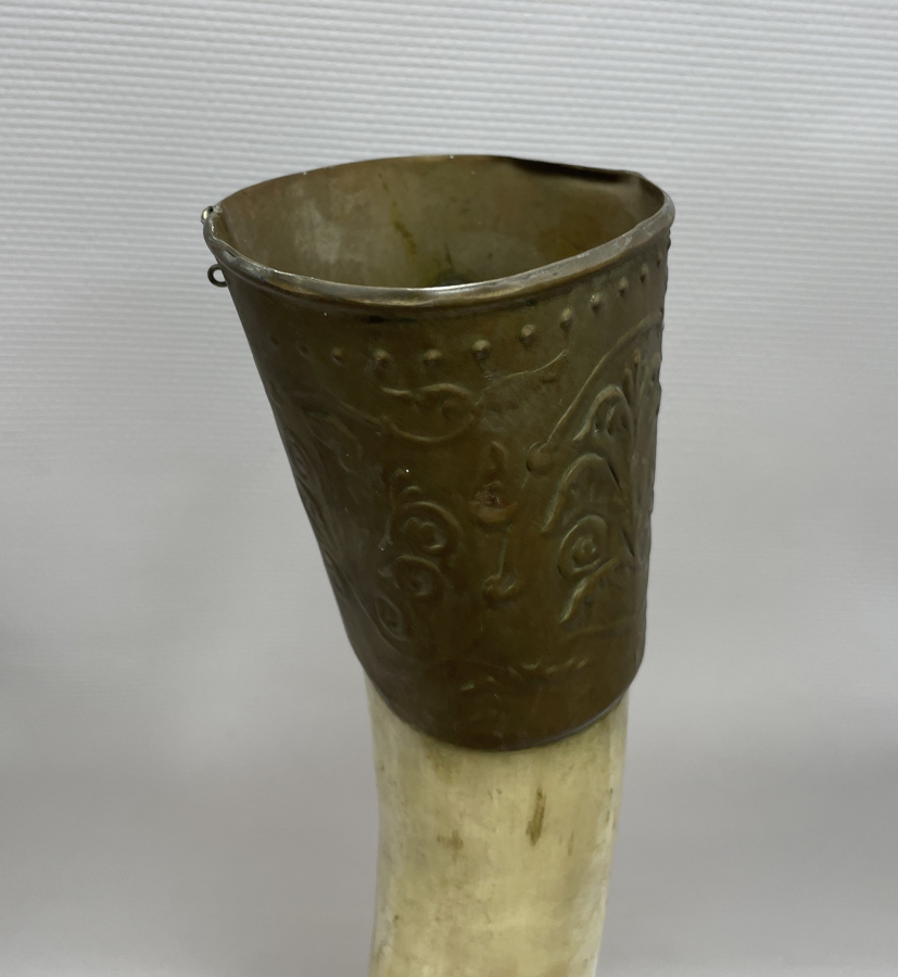 BÜYÜK BOY ANTİKA BOYNUZ KADEH