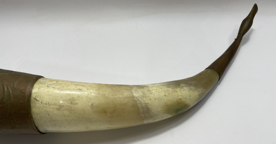 BÜYÜK BOY ANTİKA BOYNUZ KADEH