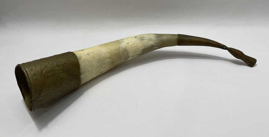 BÜYÜK BOY ANTİKA BOYNUZ KADEH