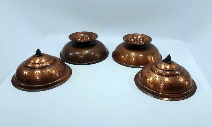 OSMANLI DÖNEMİ SÜLEYMANİYE İŞİ KAPAKLI ÇİFT SAHAN