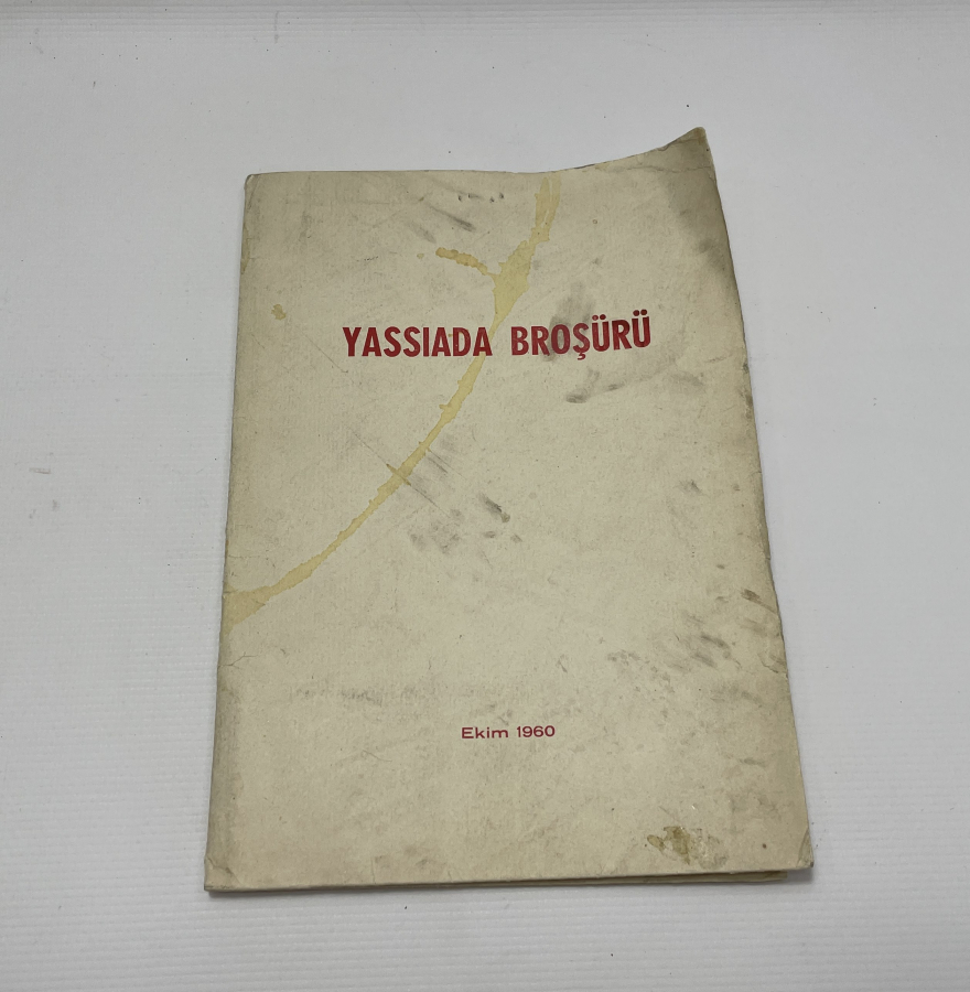 ADNAN MENDERES İÇİN HAZIRLANMIŞ NADİR YASSI ADA BROŞÜRÜ