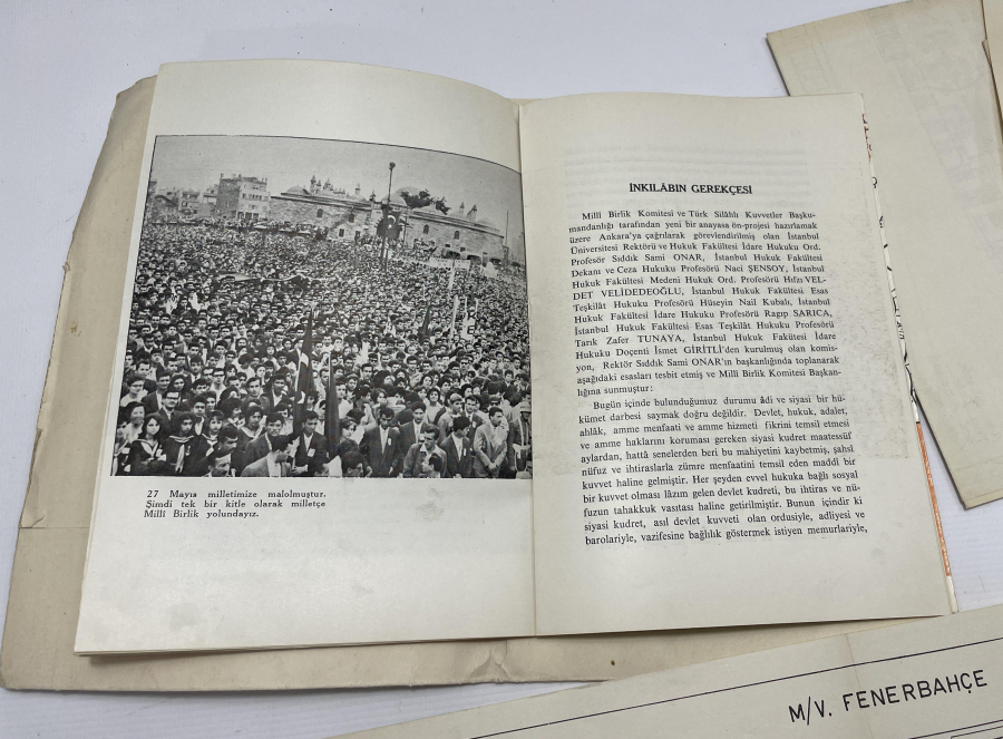 ADNAN MENDERES İÇİN HAZIRLANMIŞ NADİR YASSI ADA BROŞÜRÜ