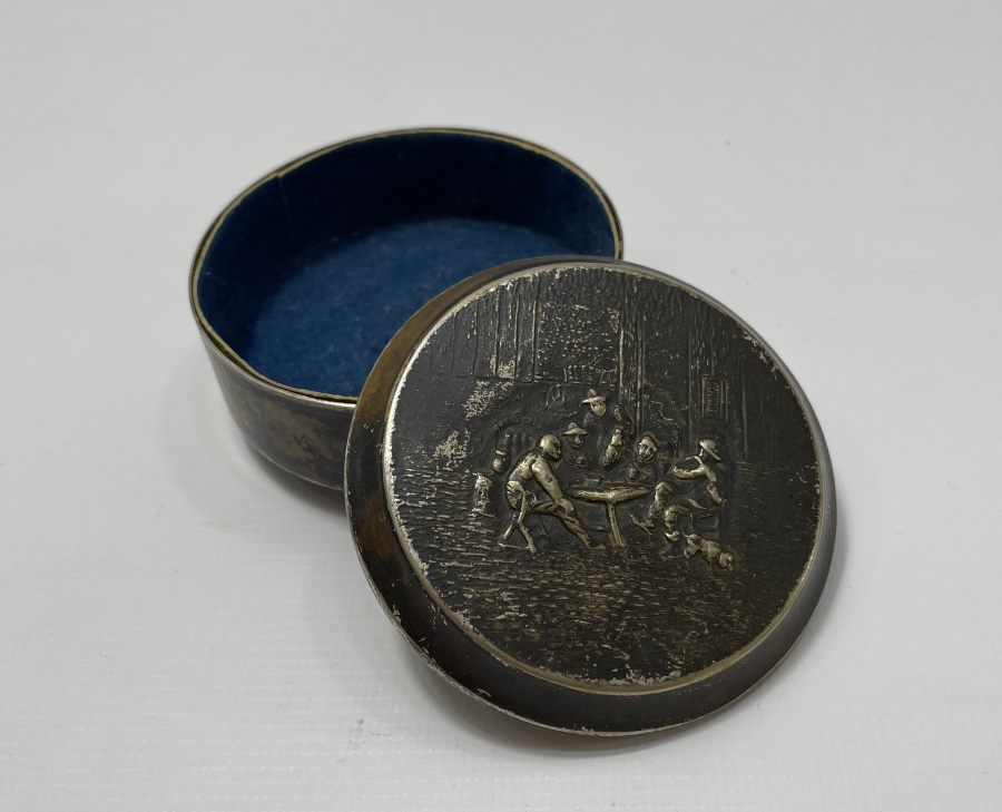 ANTİKA GÜMÜŞ KAPLAMA KUTU