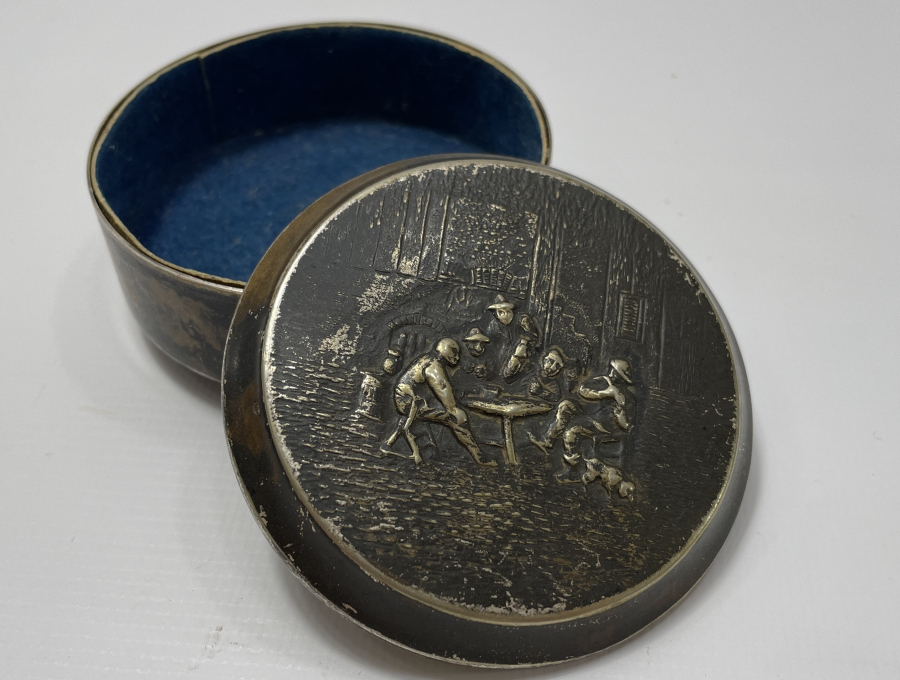 ANTİKA GÜMÜŞ KAPLAMA KUTU