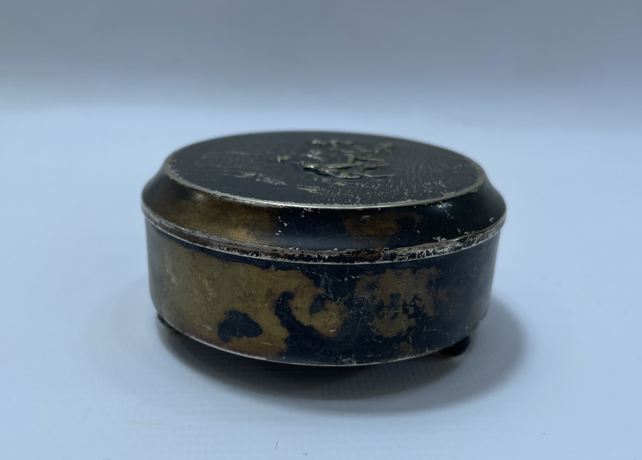 ANTİKA GÜMÜŞ KAPLAMA KUTU