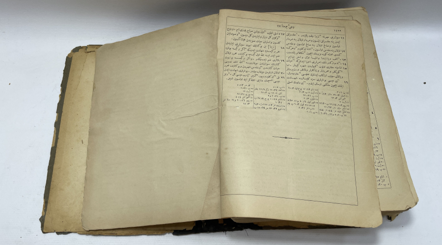 OSMANLI DÖNEMİ 1885 BASIMI NADİR ÇIKAN AHDİ ATİK VE AHDİ CEDİD KİTABI