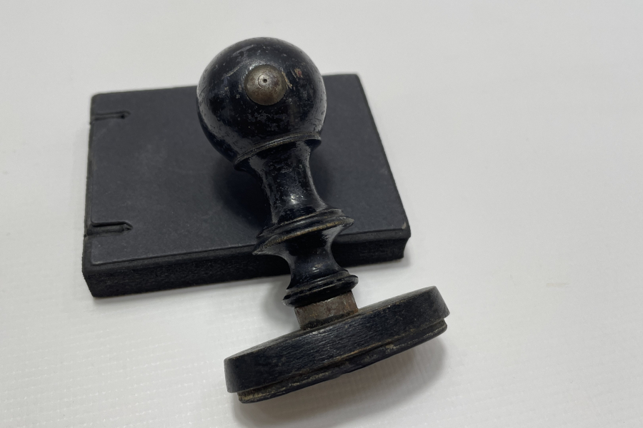 OSMANLI DÖNEMİ BÜYÜK BOY ESNAF MÜHRÜ -NALBUR MÜHRÜ