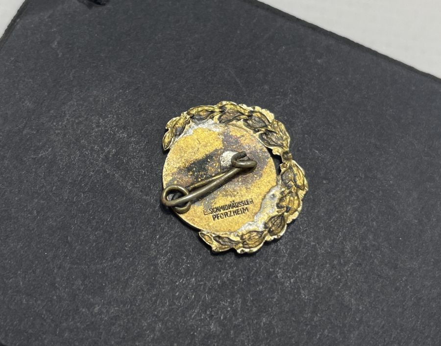 OSMANLI DÖNEMİ ÇOK NADİR  ALMANYA TÜRK DERNEĞİ ROZETİ - BU FORM İLK KEZ GÖRÜLÜYOR