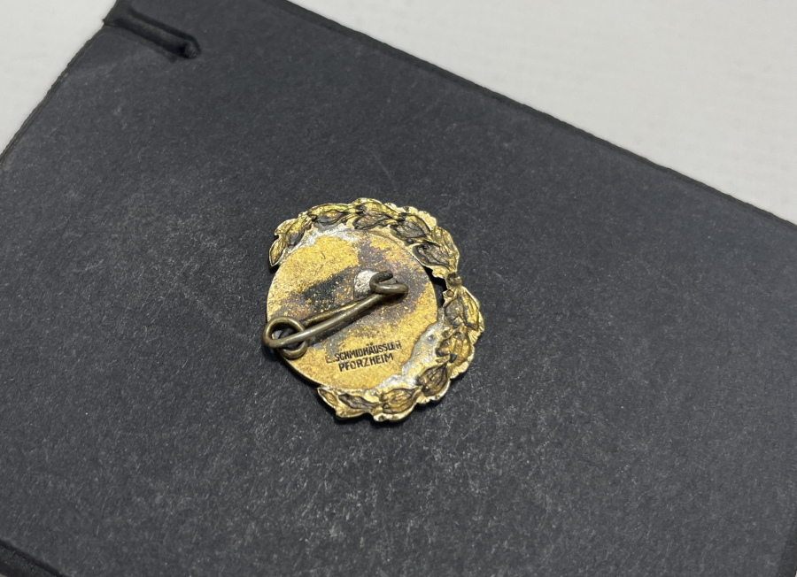 OSMANLI DÖNEMİ ÇOK NADİR  ALMANYA TÜRK DERNEĞİ ROZETİ - BU FORM İLK KEZ GÖRÜLÜYOR