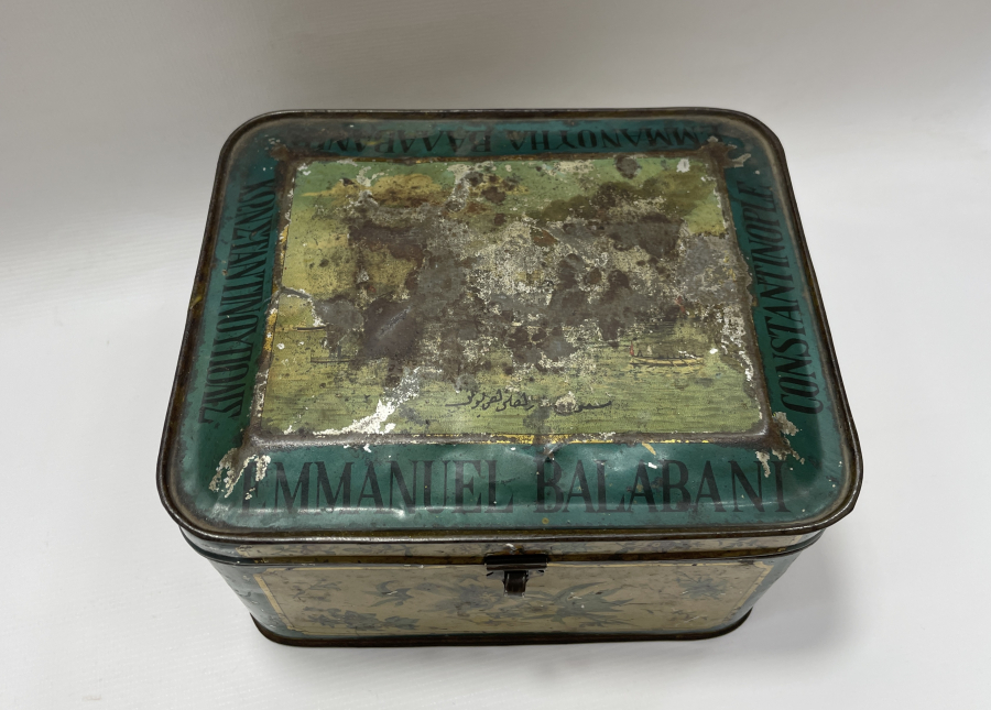 OSMANLI DÖNEMİ EMMANUEL BALABANİ BÜYÜK BOY ÇAY KUTUSU