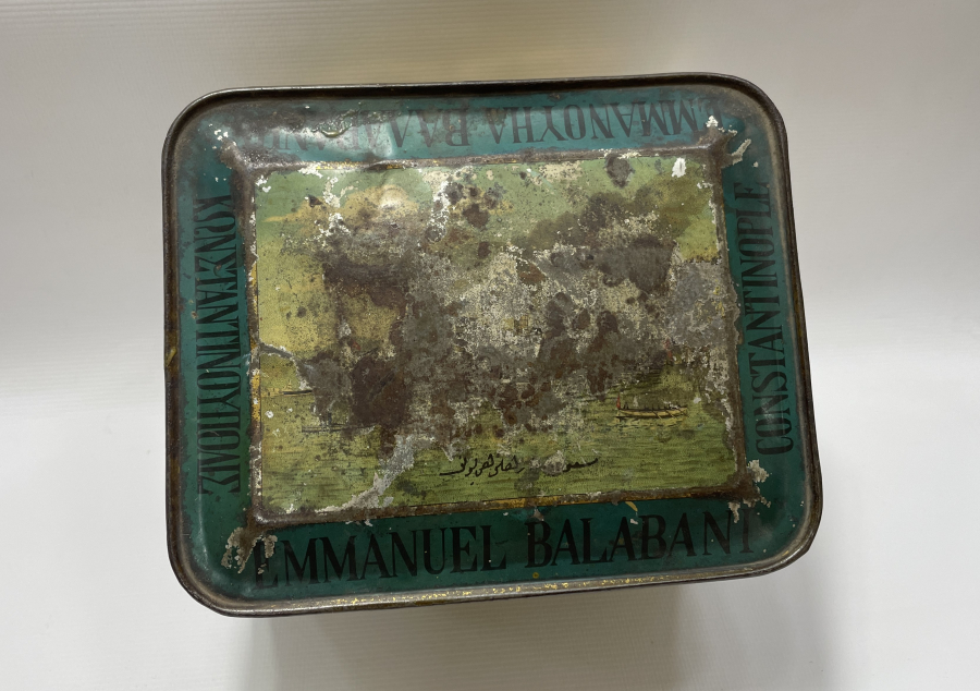 OSMANLI DÖNEMİ EMMANUEL BALABANİ BÜYÜK BOY ÇAY KUTUSU