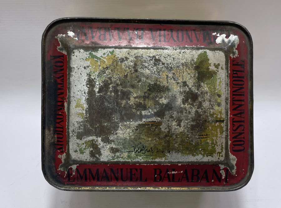 OSMANLI DÖNEMİ EMMANUEL BALABANİ BÜYÜK BOY ÇAY KUTUSU