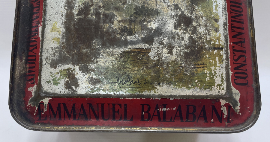 OSMANLI DÖNEMİ EMMANUEL BALABANİ BÜYÜK BOY ÇAY KUTUSU