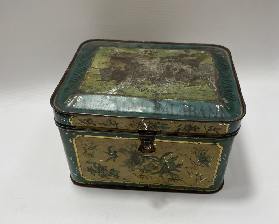 OSMANLI DÖNEMİ EMMANUEL BALABANİ BÜYÜK BOY ÇAY KUTUSU