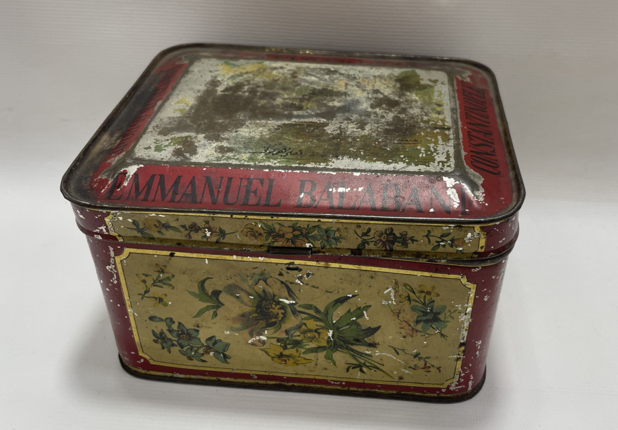 OSMANLI DÖNEMİ EMMANUEL BALABANİ BÜYÜK BOY ÇAY KUTUSU