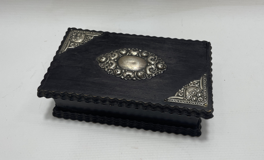 OSMANLI DÖNEMİ GÜMÜŞ APLİKLİ KUTU