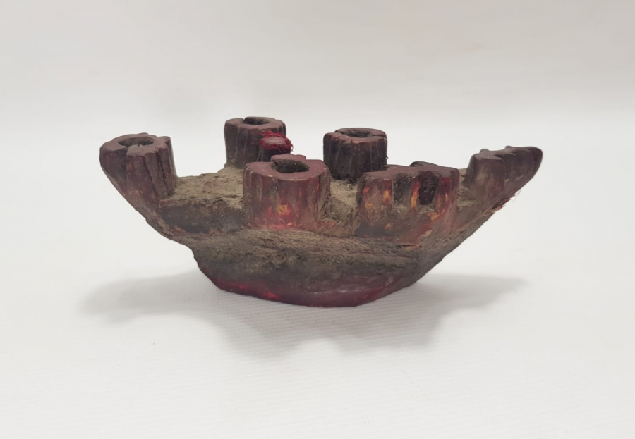 OSMANLI DÖNEMİ TOKAT İŞİ AHŞAP BASKI KALIBI 