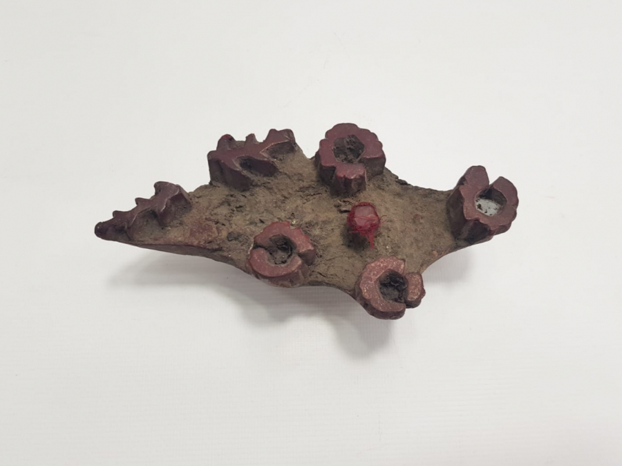 OSMANLI DÖNEMİ TOKAT İŞİ AHŞAP BASKI KALIBI 