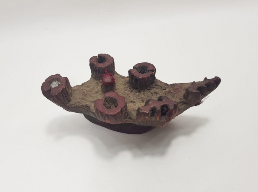 OSMANLI DÖNEMİ TOKAT İŞİ AHŞAP BASKI KALIBI 