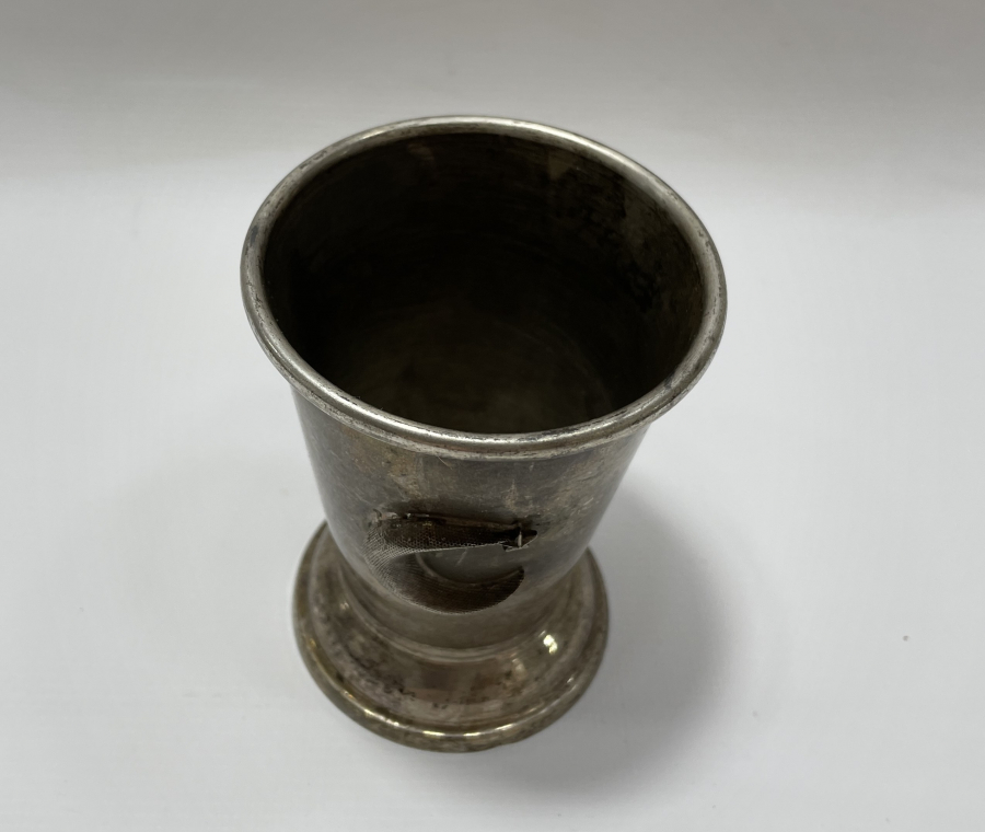 OSMANLI DÖNEMİ ÜZERİ AY YILDIZLI DEMİR YOLLARINDA KULLANILAN BARDAK