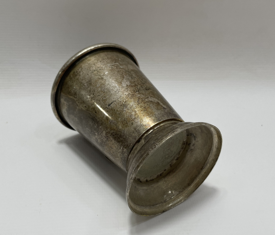 OSMANLI DÖNEMİ ÜZERİ AY YILDIZLI DEMİR YOLLARINDA KULLANILAN BARDAK