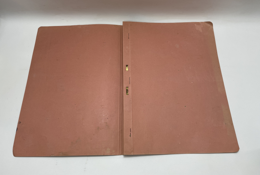 ÜZERİ OSMANLICA YAZILI DEVLET DAİRESİ DOSYASI