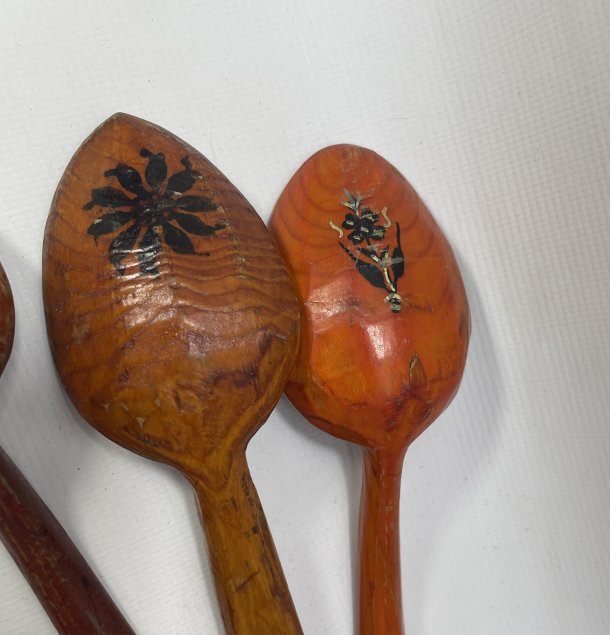 ANTİKA EL YAPIMI TAHTA KAŞIK LOTU