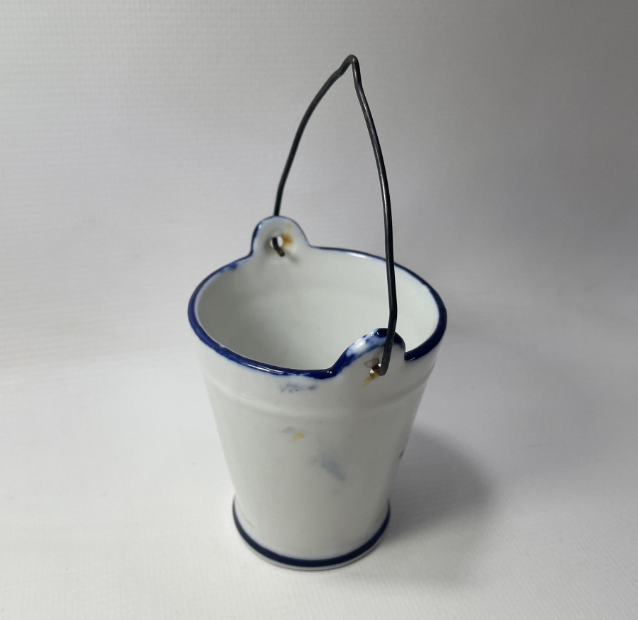 ANTİKA PORSELEN DEKORATİF KOVA