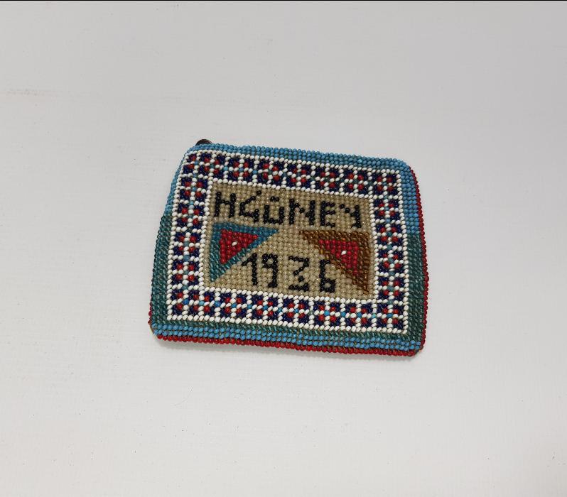 1936 TARİHLİ BONCUK İŞİ CÜZDAN 