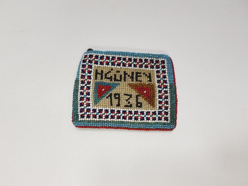 1936 TARİHLİ BONCUK İŞİ CÜZDAN 