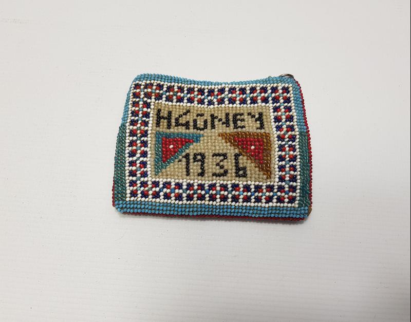 1936 TARİHLİ BONCUK İŞİ CÜZDAN 