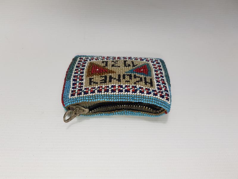 1936 TARİHLİ BONCUK İŞİ CÜZDAN 