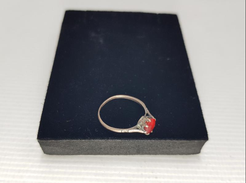 AKİK TAŞLI ANTİKA ALTIN YÜZÜK 