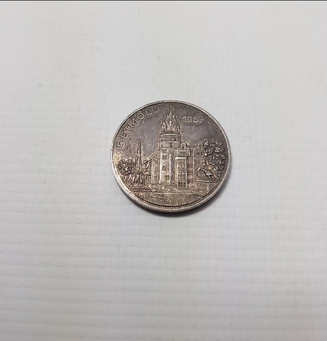 ALMANYA 1967 DETMOLD GÜMÜŞ MADALYA