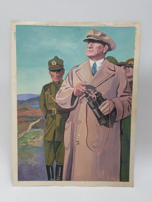 ATATÜRK ASKERİ HAVACILIK TATBİKATINDA RESİM 