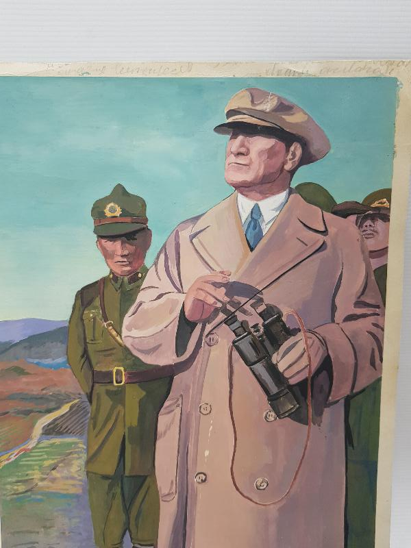 ATATÜRK ASKERİ HAVACILIK TATBİKATINDA RESİM 