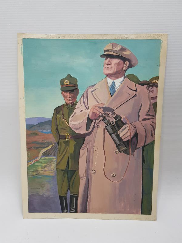 ATATÜRK ASKERİ HAVACILIK TATBİKATINDA RESİM 