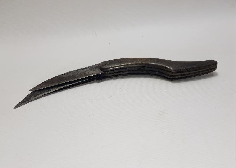 CUMHURİYET İLK DÖNEM BURSA İŞİ ÜÇLÜ BAĞ BIÇAĞI