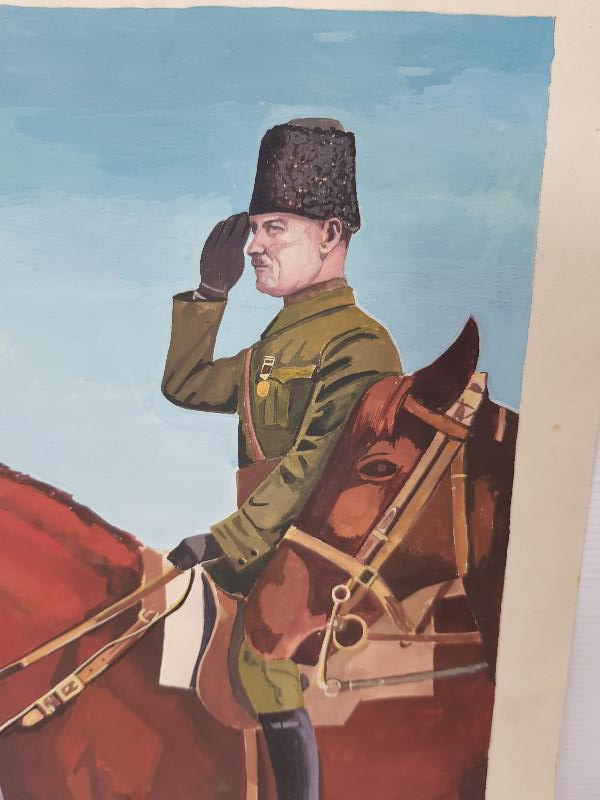 İSTİKLAL MADALYALI GAZİ MUSTAFA KEMAL ATATÜRK RESMİ 