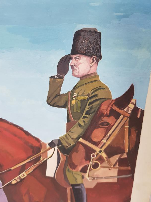 İSTİKLAL MADALYALI GAZİ MUSTAFA KEMAL ATATÜRK RESMİ 