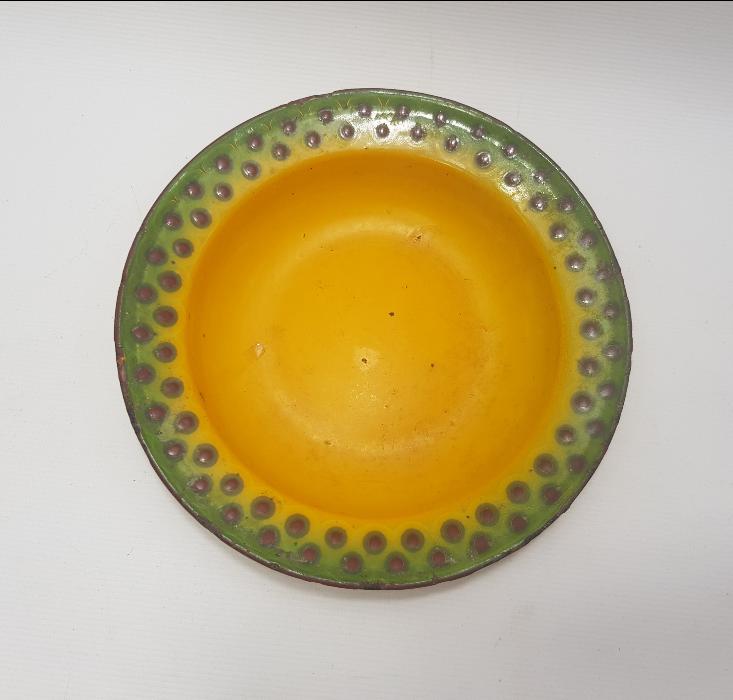 OSMANLI DÖNEMİ MİNELİ EMAYE TABAK 