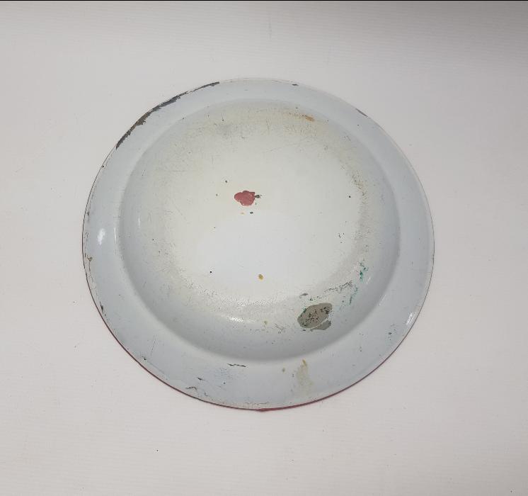 OSMANLI YILDIZI GÖRSELLİ EMAYE TABAK 