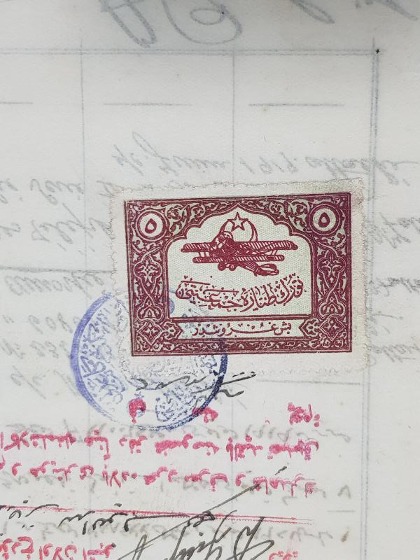 OSMANLICA ARİSYOVALONİ BANKASI ROMANYA ANONİM ŞİRKETİ ANTETLİ EVRAK