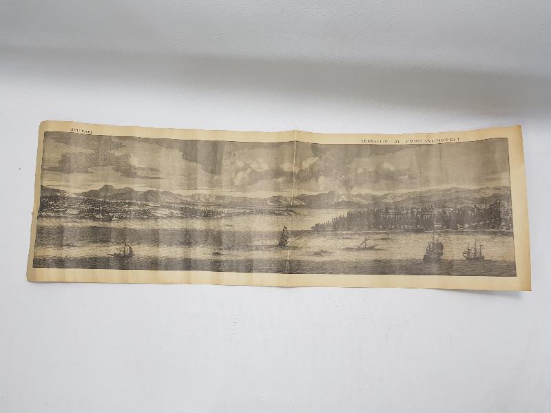 SCUTARI & SERRAGLIO DI CONSTANTINOPOLI GRAVÜR