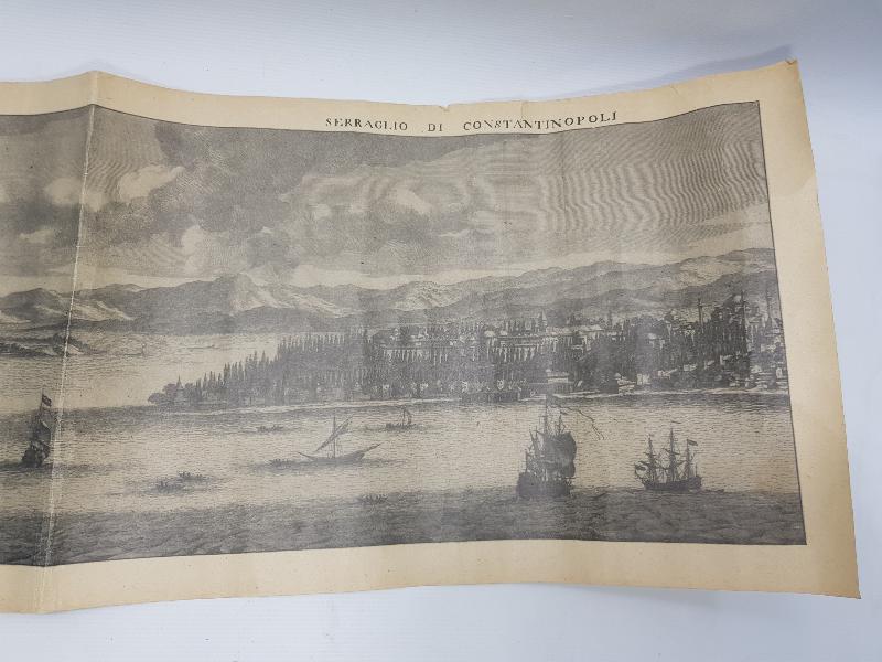 SCUTARI & SERRAGLIO DI CONSTANTINOPOLI GRAVÜR